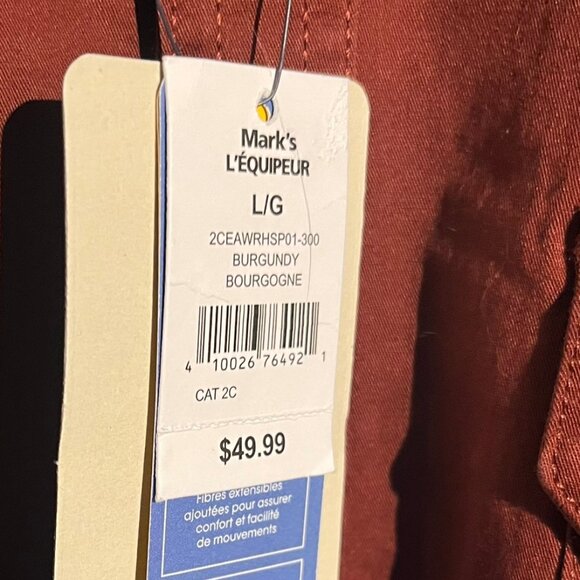 WindRiver Utility Shirt – Burgundy NWT - Picture 3 of 5